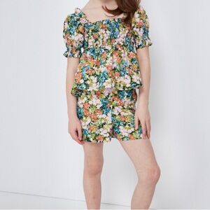 Tuckernuck Kids Cara Cara NYC Blush Flower Kit top and Dottie Short set